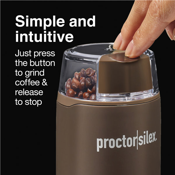 ProctorSilex Fresh Grind Electric Blade Coffee Grinder & Reviews Wayfair